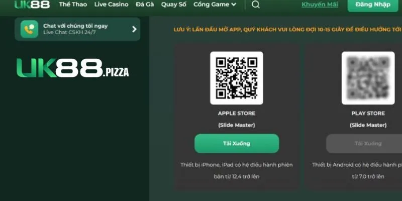 Ứng dụng di động UK88 - Trải nghiệm mọi lúc mọi nơi